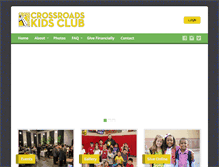 Tablet Screenshot of crossroadskidsclub.com